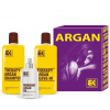 BK Brazil Keratin Argan pro suché a poškozené vlasy šampon 300 ml + kondicionér 300 ml + olej / sérum 100 ml dárková sada