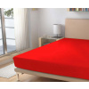 Kvalitex Froté plachta na jednolôžko ČERVENÁ Bavlna/Polyester 90/200 cm