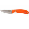 Casstrom CASS-10630 Safari Mini Hunter lovecký nôž 6,5 cm, Satin, oranžová, G10, kožené puzdro