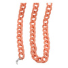 Akrylová retiazka na okuliare - svetlo oranžová