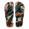 Havaianas Brasil Logo Flip Flops Khaki Camo 4.5 (37.5)