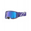 Brýle VISION 8 CORP, ALPINESTARS (fialová, zrcadlové modré plexi) 2025