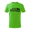 Evolúcia traktor - Tričko detské bavlnené - 122 cm/6 rokov ( Apple Green )