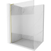 Mexen Kioto L, sprchová zástena Walk-In 70 x 200 cm, 8mm číre sklo-námraza, zlatý matný profil, 800-070-103-55-35
