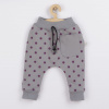 Dojčenské tepláčky Koala Dots sivá - 62 (3-6m)