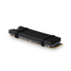 AXAGON CLR-M2L6, hliníkový pasivní chladič pro M.2 2280 SSD, výška 6 mm