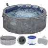 BESTWAY Lay-Z-Spa Carrara ThermaCore Smart AirJet Vírivka, 170 x 65 cm, 6 osôb 6001V