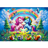 ART PUZZLE Puzzle Jednorožci s duhou 25 dílků