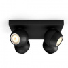 Bodové svietidlo Philips Hue Buckram White Ambiance 4 Spot (5047430P6) čierne