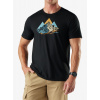 Tričko s potlačou Smartwool Peak Bagger Active Short Sleeve Graphic Tee - black