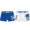 Ježko SONIC - licencia Chlapčenské boxerky - Ježko Sonic 5233078, modrá / šedý melír Farba: Mix farieb, Veľkosť: 104