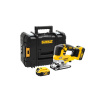 DEWALT Akumulátorová priamočiara píla 18 V bez uhlíkovej kefky (2 x 5 Ah + nabíjačka) DCS334P2