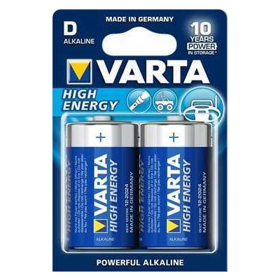 Batéria, D (veľký monočlánok), 2 ks, VARTA High Energy