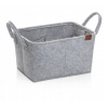 Kela Úložný kôš s ušami Fay 35 x 25 cm sv. sivá