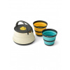 Súprava riadu Sea to Summit Frontier UL Collapsible Kettle Cook Set