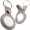 Class and Culture LLC KeyBudz AirTag Keyring - ochranné kožené pouzdro pro AirTag (pískově béžové)