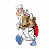 CUKROVÁ TLAČ jedlý obrázok na tortu Cukrová hmota Asterix I Obelix Panoramiks 2