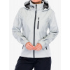 Nepremokavá bunda dámska Helly Hansen Crew Hooded Jacket 2.0 - grey fog