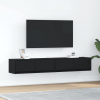 vidaXL TV stolíky 2 ks dub čierne 80x31x25,5 cm kompozitné drevo 861511