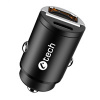 C-TECH nabíječka USB do auta UCC-02, 1x Type C + 1 x Type A, 30W