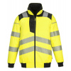 PORTWEST HI-VIS PILOT PW302 / Reflexná vodeodolná bunda 3v1 - HV žltá/čierna M