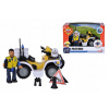 Požiarnik Sam. Policajná štvorkolka s figúrkou Malcolma Simba Toys