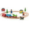 Bigjigs Rail Moja prvá vláčikodráha 19 dielov