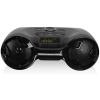 Radiomagnetofon AKAI, APRC-20BG, přenosný, Bluetooth, CD, MP3, hodiny, budík, sleep, FM rádio, LCD displej, výstup na sluchátka, vestavěné madlo