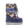 Dětské boty Moon Boot Icon Flower-JR-JB10 Lilac/Cyber Lime