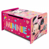 Detský drevený nábytok 2v1 MINNIE MOUSE Lavica / Box na hračky, WD13979