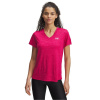 Under Armour Tech™ Twist V-Neck Short Sleeve Womens Shaded Fushia 12 (M)