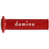 Gripy na motorku Domino gripy A010 road dĺžka 120 + 125 mm, červeno-čierne M018-371 (M018-371)