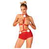 Obsessive Ms Reindy Harness Panties Hair Clips