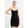 Šaty Guess CALLIE čierna farba, mini, priliehavé, W5YK0T KBAH2 W5YK0T.KBAH2 M