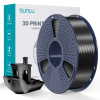 FILAMENT SUNLU 1.75 mm SILK PLA+ Plus Black čierny 1 kg