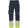 CERVA KNOXFIELD HVPS DW / Nohavice do pása v kombinácii s HI-VIS spodnou časťou nohavíc - antracit/žltá 60