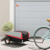 zahrada-XL Vozík za bicykel, čierno červený 30 kg, železo 94034