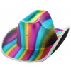 Svietiaci kovbojský klobúk, dúhový