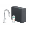 Hansgrohe Aqittura M91 - Drezová batéria s výsuvnou koncovkou, SodaSystem, sBox, chróm 76836000