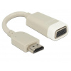 DeLOCK - Video adaptér - HDMI / VGA - HD-15 (VGA) (F) do HDMI (M) - bílá 65469
