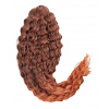 Ariel brčky kučeravé Crochet Braids hrdzavá ombré: 55cm 300g