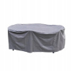 Obal na záhradný stôl 230 x 135 x 70 cm sivý