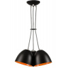Svietidlá - Závesné svietidlá - 3 LAMPA WISZĄCA LIVIA LOFT METALOWA CZARNA ORANGE (Svietidlá - Závesné svietidlá - 3 LAMPA WISZĄCA LIVIA LOFT METALOWA CZARNA ORANGE)