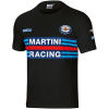 Sparco tričko Martini Racing, farba čierna, veľkosť M