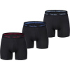 Calvin Klein 3P BOXER BRIEF čierna,modrá,červená Pánske boxerky S