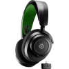 Steelseries Arctis Nova 7X Gaming náhlavná súprava cez ucho Bluetooth, bezdrôtové stereo čierna, zelená Redukcia šumu mikrofónu Headset, regulácia hlasitosti,; 61565