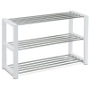 Autronic, Botník, 80cm, masív biely, chróm, 83168-12 WT
