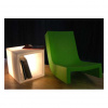 SLIDE Dizajnová polica OPEN CUBE SD OPN045, Rozmery 43 x 43 h 43 cm, Farba Oranžová