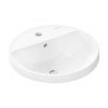Hansgrohe Xuniva S umývadlo 45x45 cm okrúhly vstavané umývadlo biela 60159450