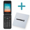mobilný telefón myPhone Flip II 48 MB / 128 MB 4G (LTE) námornícka modrá (myPhone Flip LTE vyklápací telefón pre seniorov SOS tlačidlo + handrička)
